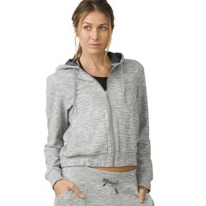 NWOT prAna Women's Grey Unity Hoodie Size XS